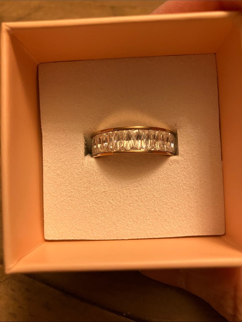 Diamonique Eternity Band Size 7